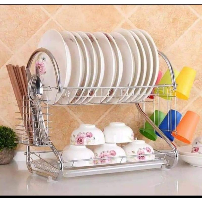 Jual Rak piring stainless | Shopee Indonesia