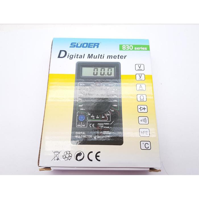 Jual Digital Multimeter Multitester Suoer DT830D DT830D DT 830 D