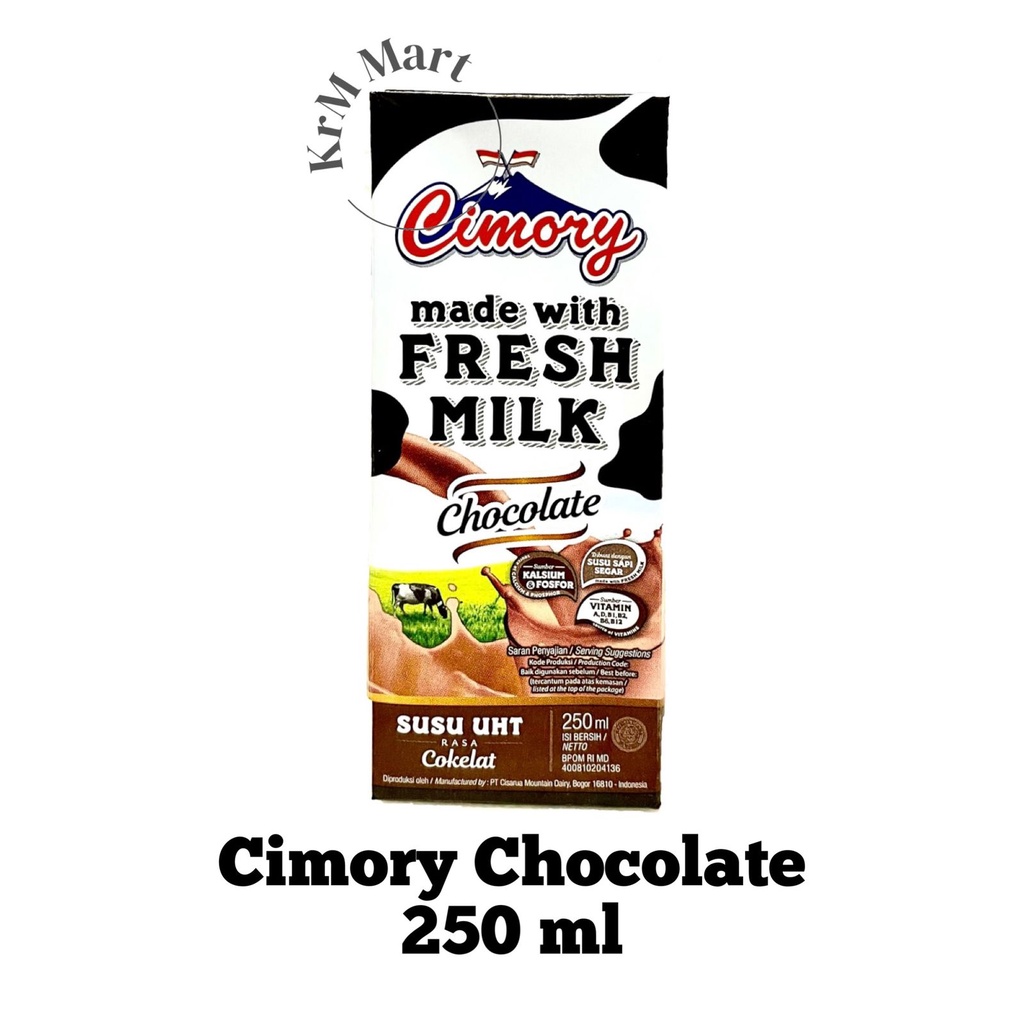 Jual Cimory Susu UHT Coklat 250 Ml Cokelat Chocolate 250ml Fresh Milk ...