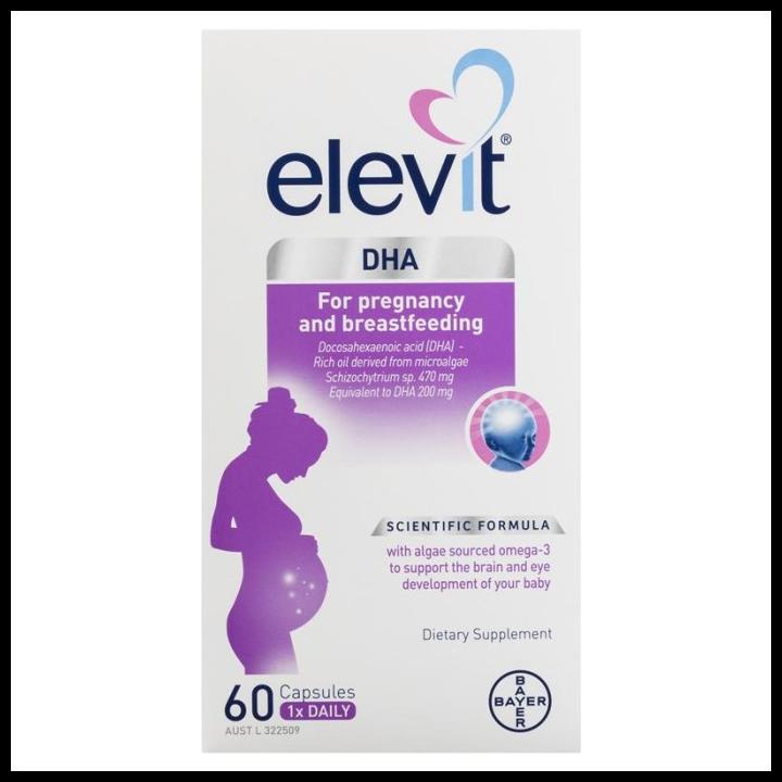 Jual Elevit Dha For Pregnancy & Breastfeeding 60 Capsules Vitamin Ibu