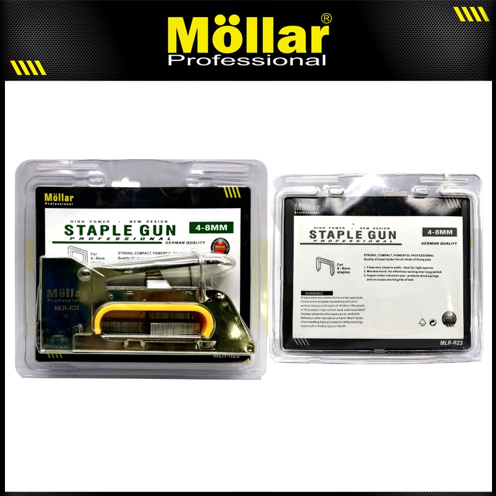 Jual MOLLAR R23 Staples Tembak 4-8 mm Staple Gun Tacker Steples Jok ...