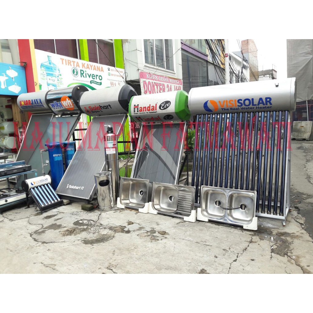Jual Terano 150 Liter Pemanas Air Tenaga Matahari/ Solar Water Heater |  Shopee Indonesia