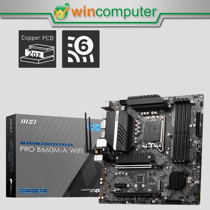 Jual MSI Pro B660M-A Wifi DDR4 | Shopee Indonesia