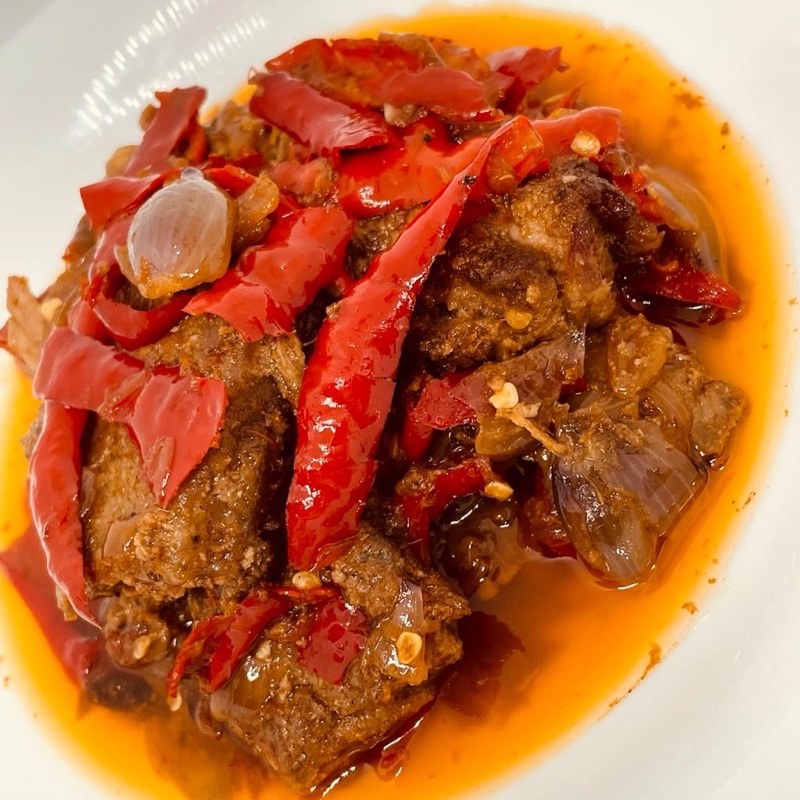 Jual Omalys Wuenak Food Dendeng Batokok Cabe Merah | Daging Sapi Has ...