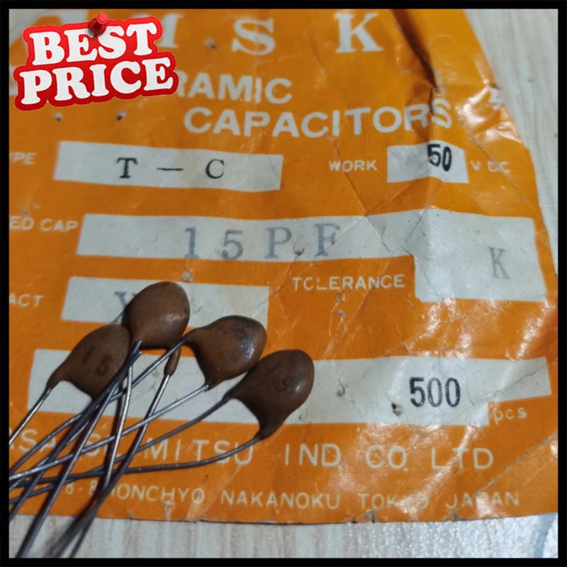 Jual CERAMIC CAPACITOR 15pf NOS JAPAN | Shopee Indonesia