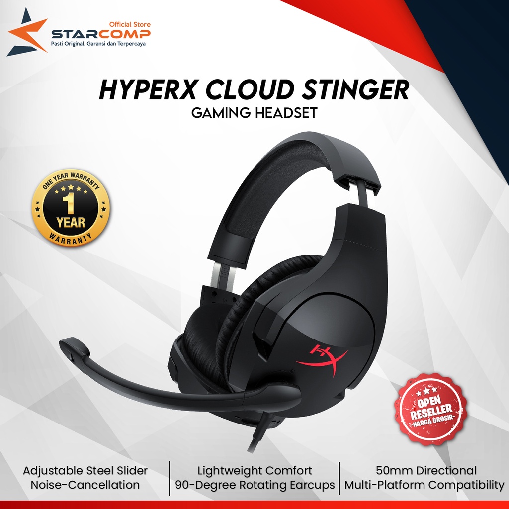 Jual HyperX Cloud Stinger Gaming Headset Shopee Indonesia