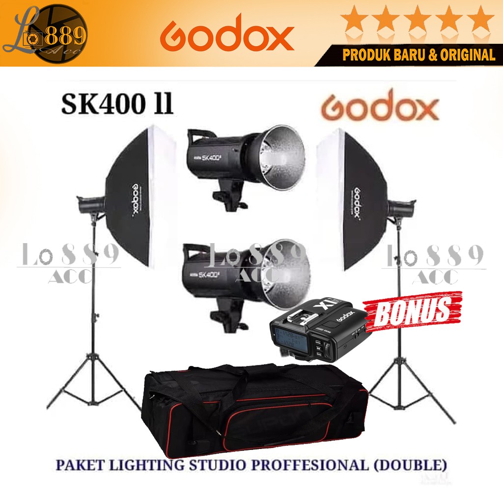 Jual Paket Lampu Studio Flash Godox Sk Ii Lengkap Studio Lighting