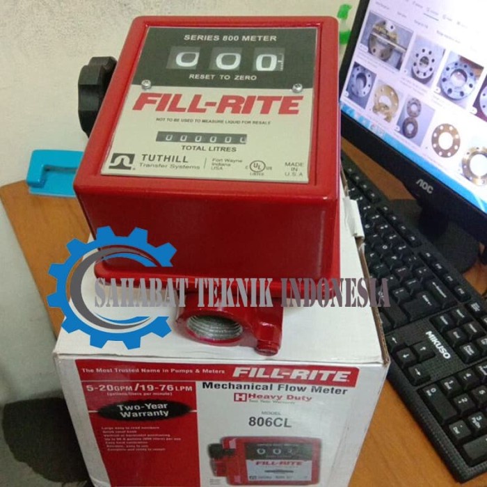 Jual Pertukangan - Jual Flow Meter Fill-Rite Model Fr 806 Size 1 Inch ...