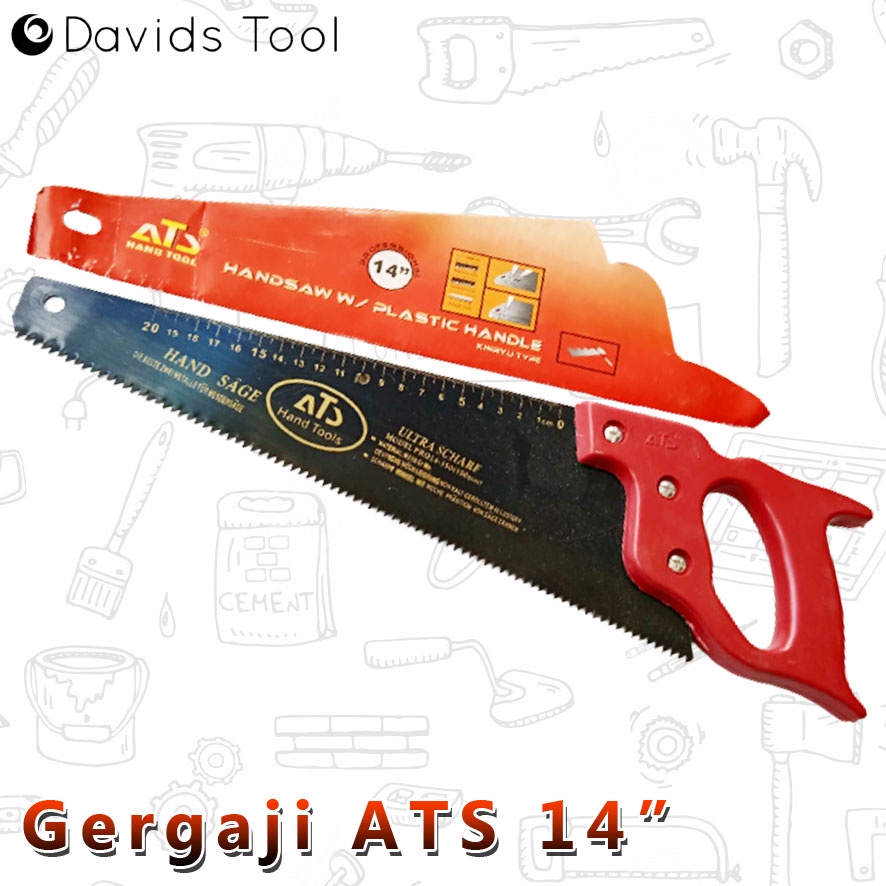 Jual Gergaji Kayu Tangan Graji Kecil ATS 14 Inch | Shopee Indonesia