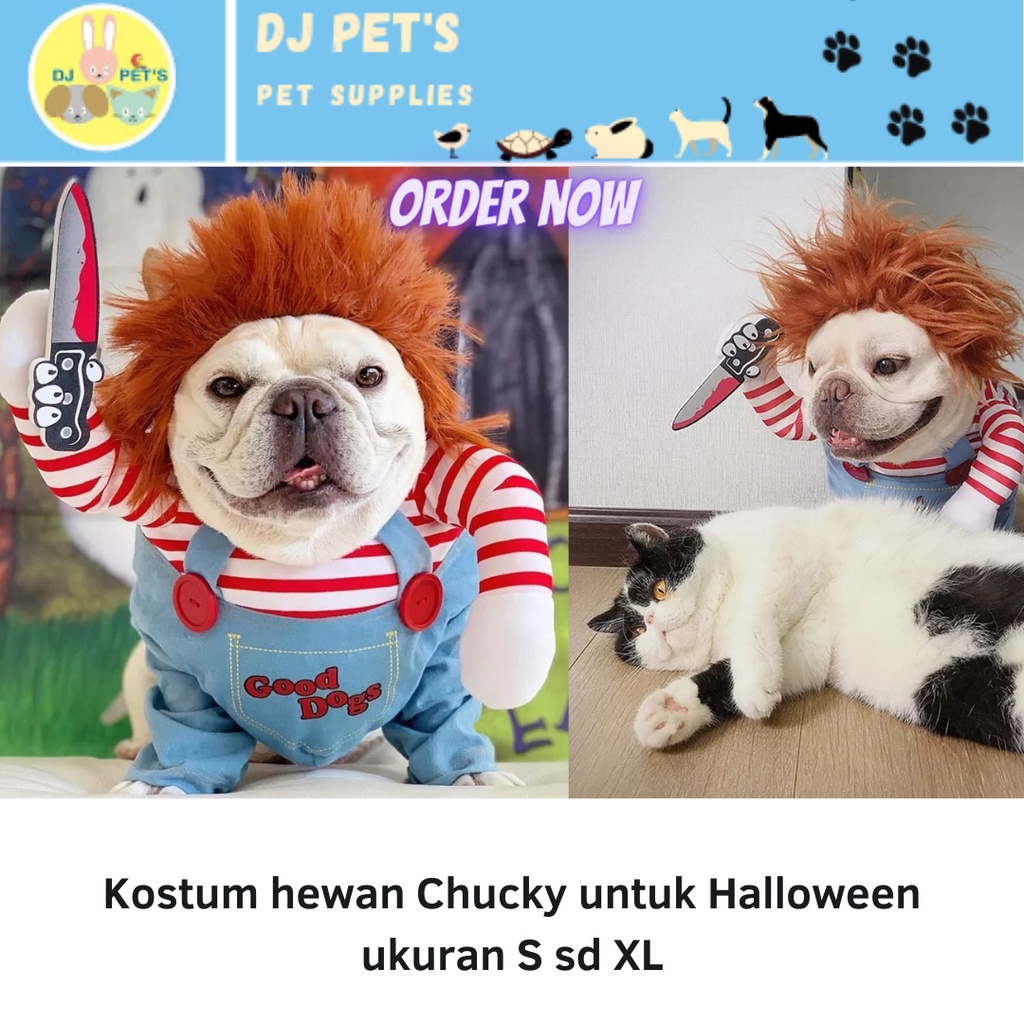 Jual New Baju Anjing Dan Baju Kucing Kostum Halloween Untuk Hewan