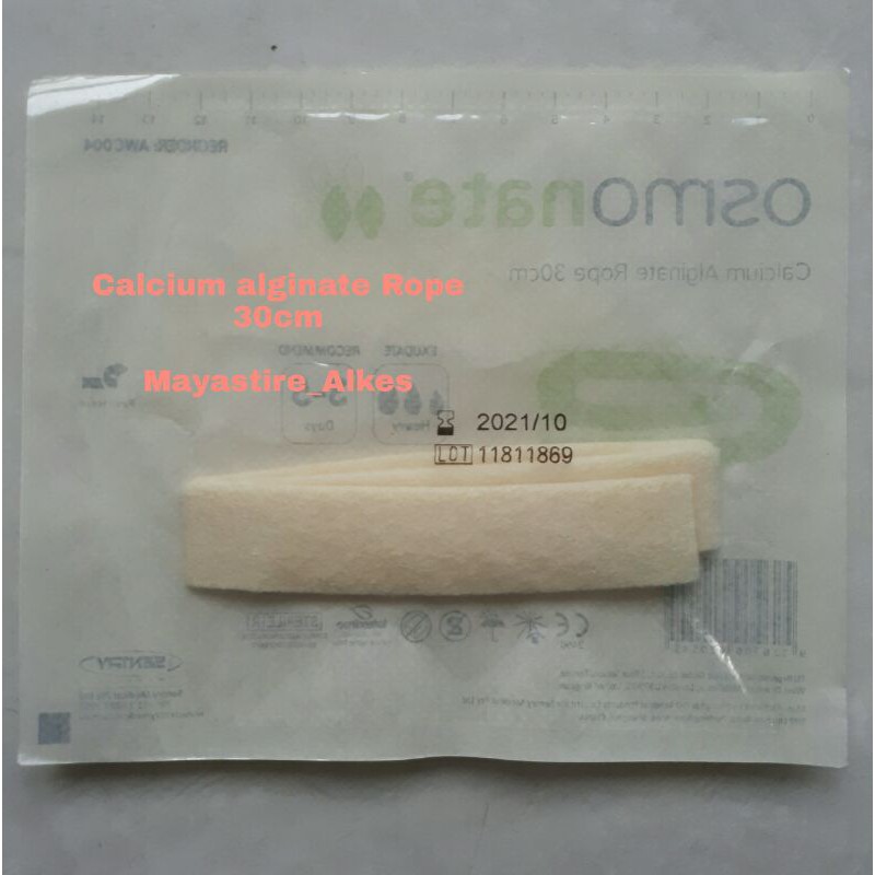 Jual CALSIUM ALGINATE ROPE 30CM Merk Osmonate (untuk perawatan luka ...