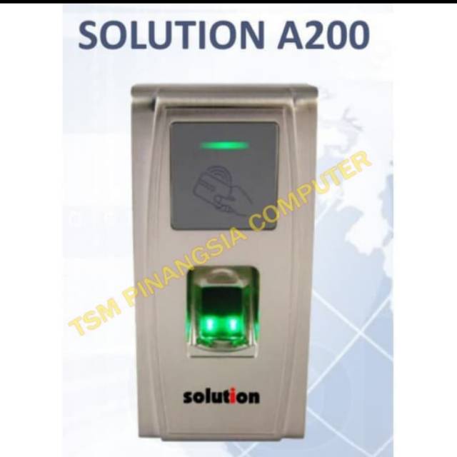 Jual SOLUTION A200 Mesin Absensi Sidik Jari/fingerprint Acces Door ...