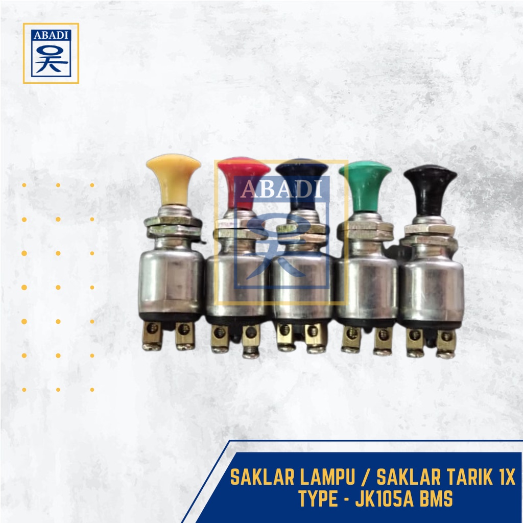 Jual SAKLAR LAMPU SAKLAR TARIK 1X TYPE JK105A BMS Shopee Indonesia