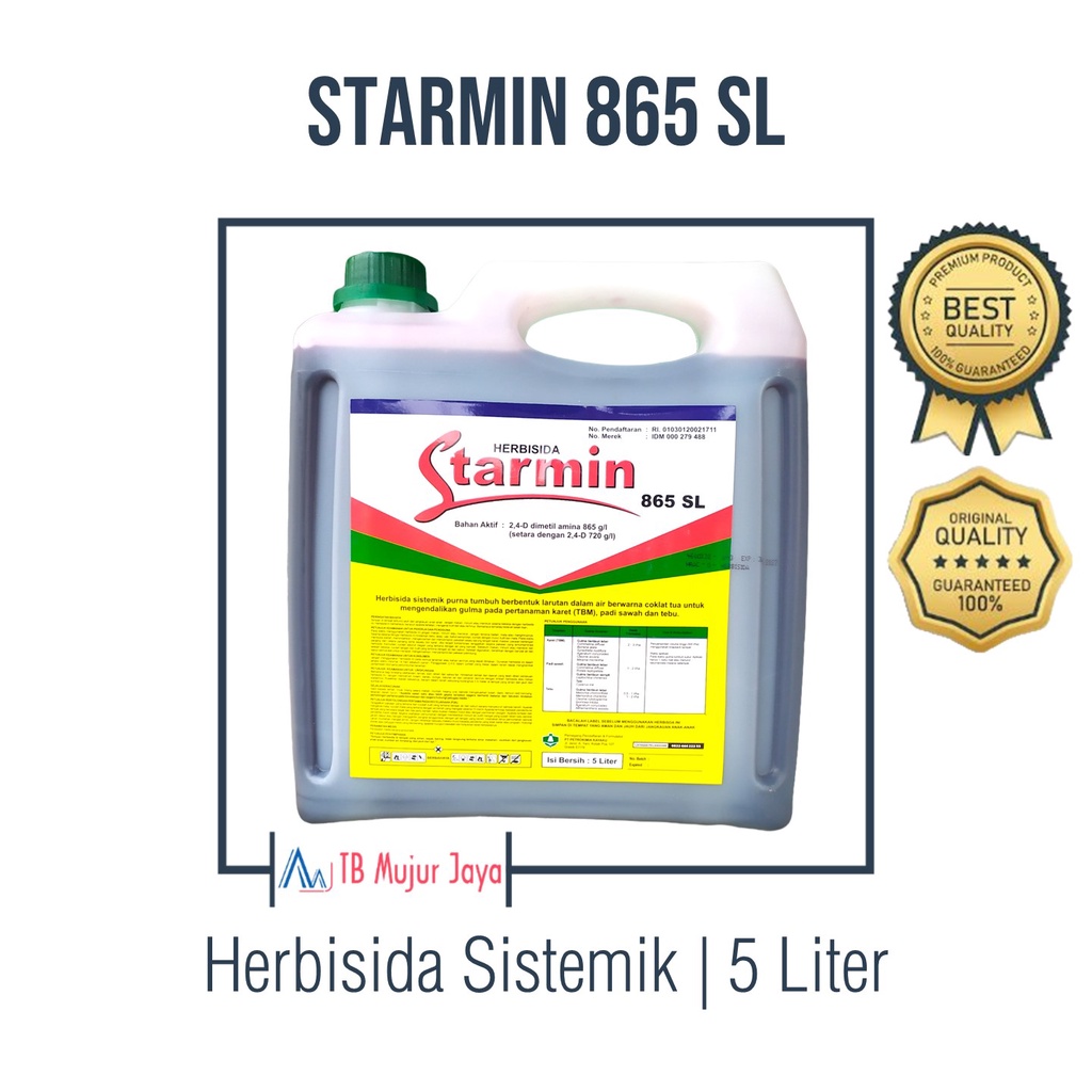 Jual Herbisida Sistemik STARMIN 865 SL 5 Liter | Shopee Indonesia