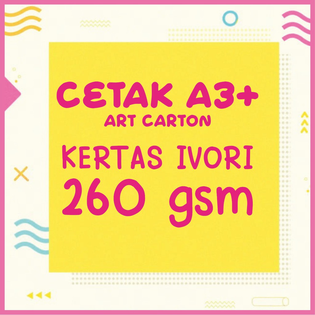 Jual Cetak Print Dokumen Kertas Artcarton Artpaper Art Paper Ivori ...
