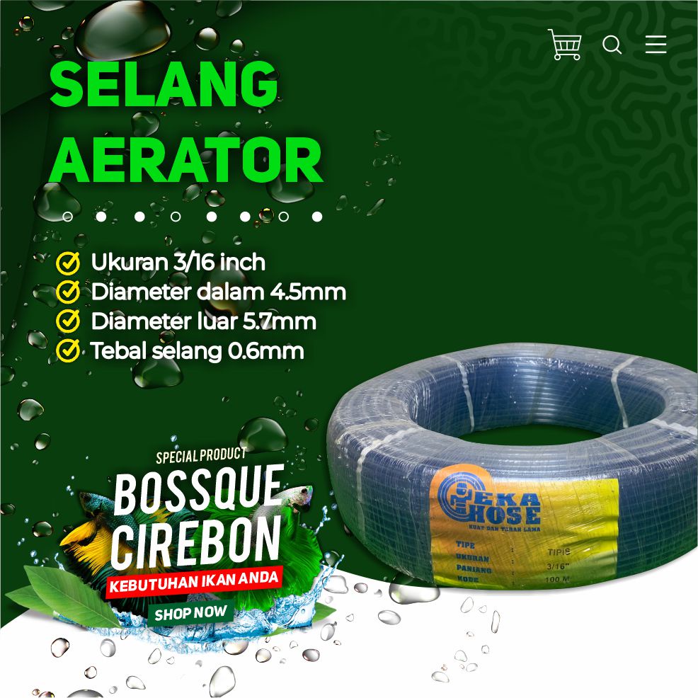 Jual Selang Aerator Airator Kultur Artemia Hidroponik Siphon Per