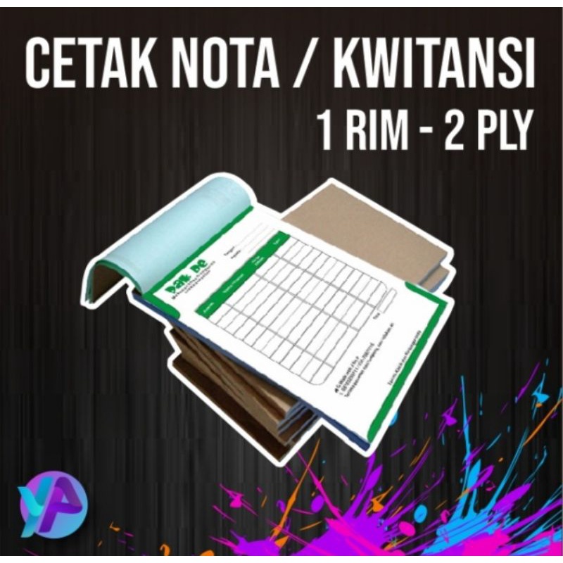 Jual Cetak Nota Kwitansi Ply Rim Shopee Indonesia