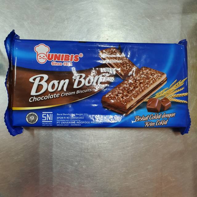 Jual UNIBIS Bon Bon Chocolate Cream Biscuits 200gr Shopee Indonesia