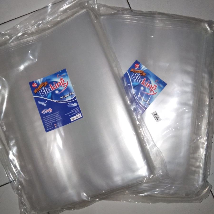 Jual Plastik Pp Klip 30x40 Bluking 50mc Shopee Indonesia 8037