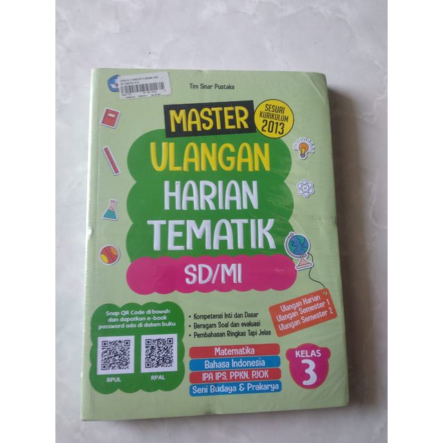 Jual BUKU KELAS 3 SD/MI: MASTER ULANGAN HARIAN TEMATIK | Shopee Indonesia