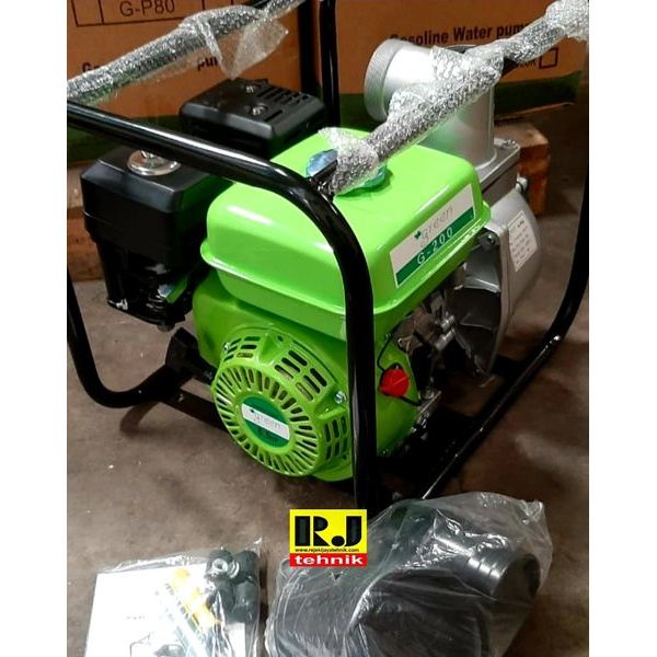 Jual Mesin Pompa Air Sawah Irigasi Engine Pump 2 Inch Green Water Pump ...