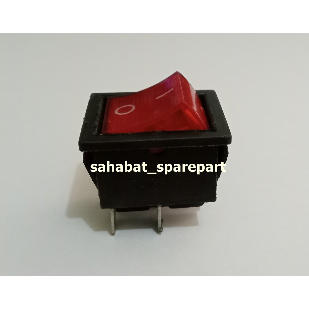 Jual TOMBOL POWER BESAR/SAKLAR ROCKER SWTICH 4 PIN KOTAK LAMPU 4 KAKI ...