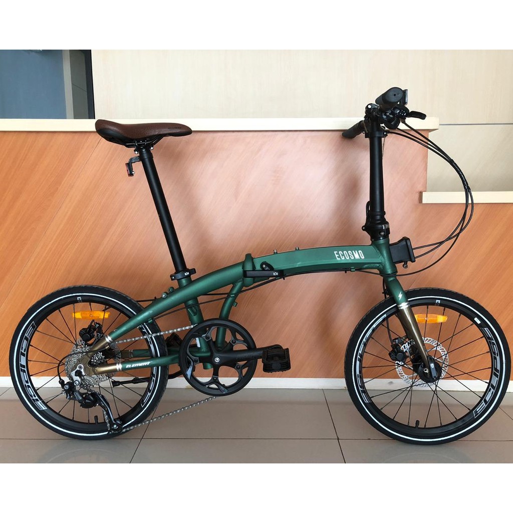 Jual Sepeda Lipat / Folding Bike 20 Element Ecosmo 10speed Filosofi Kopi | Shopee Indonesia