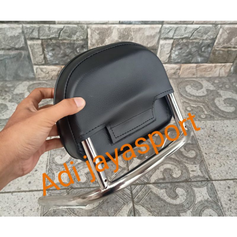 Jual aksesoris Honda Scoopy dan genio/Yamaha fazzio/back rack /backrest ...