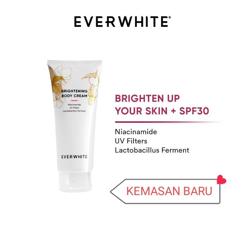 Jual EVERWHITE Brightening Body Cream Original 100 Gr | Shopee Indonesia