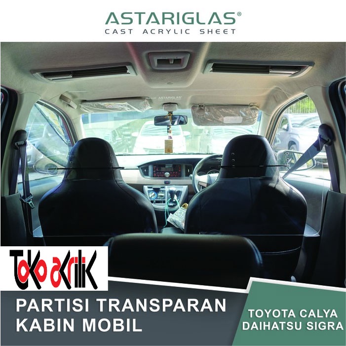 Jual Partisi mobil Cayla sigra / sekat mobil akrilik | Shopee Indonesia