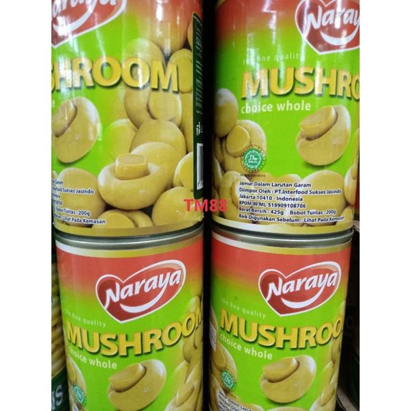 Jual Mushroom Choice Whole Naraya Jamur Dalam Larutan Garan Naraya