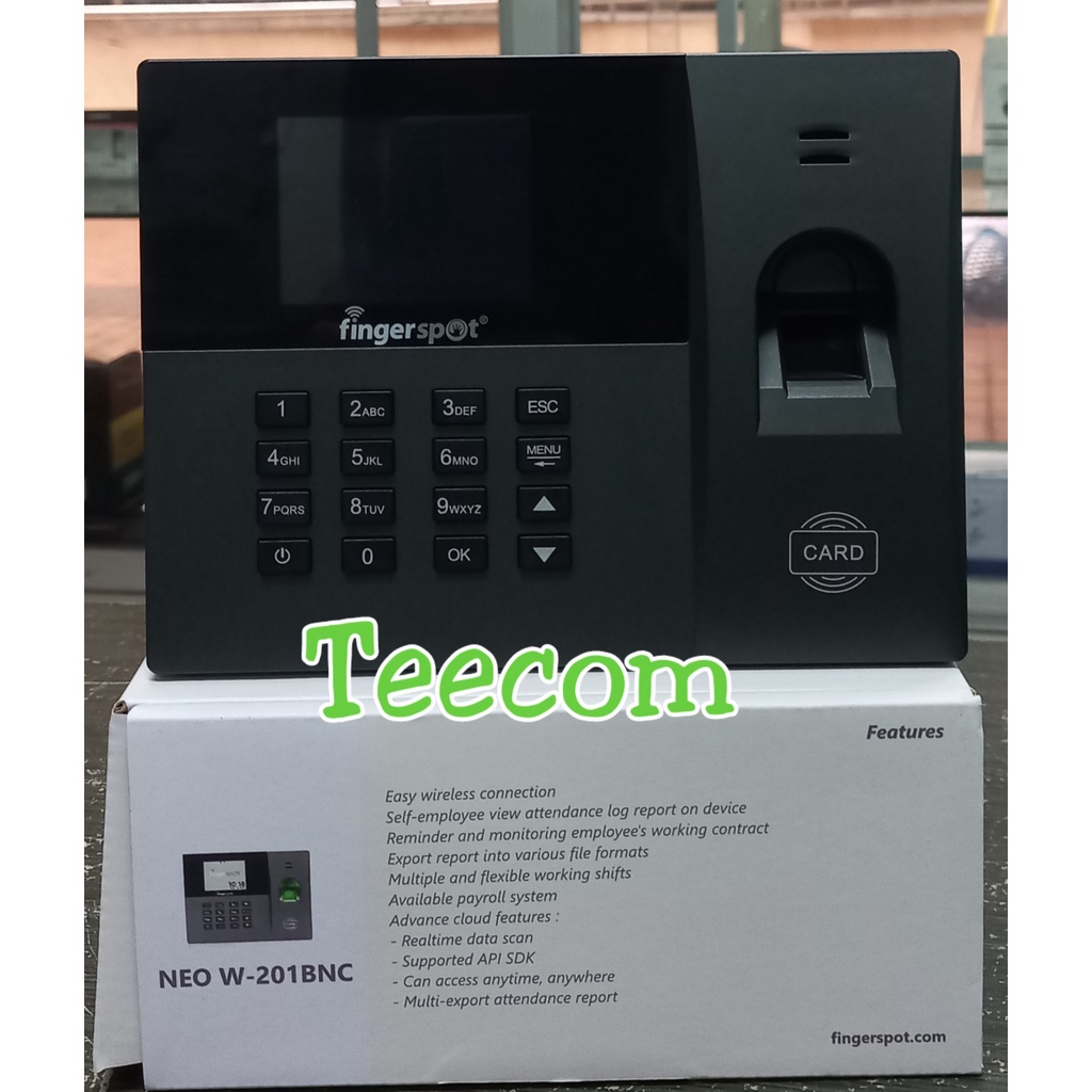 Jual Mesin Absensi Fingerspot Neo W 201 Bnc Shopee Indonesia