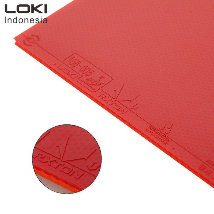 Jual LOKI RXTON 1 Rubber Pingpong - RED - Table Tennis | Shopee Indonesia
