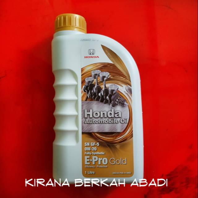 Jual Honda E Pro Gold W Sn Gf Fully Shynthetic Liter Shopee