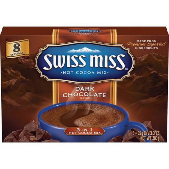 Jual Swiss Miss Hot Cocoa Mix 3in1 Rasa Dark Chocolate | Shopee Indonesia