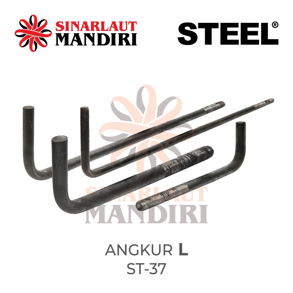 Jual Angkur L ST 37 / L - Anchor ST-37 / Angkur L Tanpa Mur 1/2 X 60cm ...