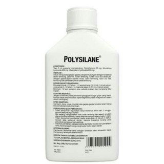 Jual polysilane syrup 100ml obat maag lambung kembung cair syrup ...