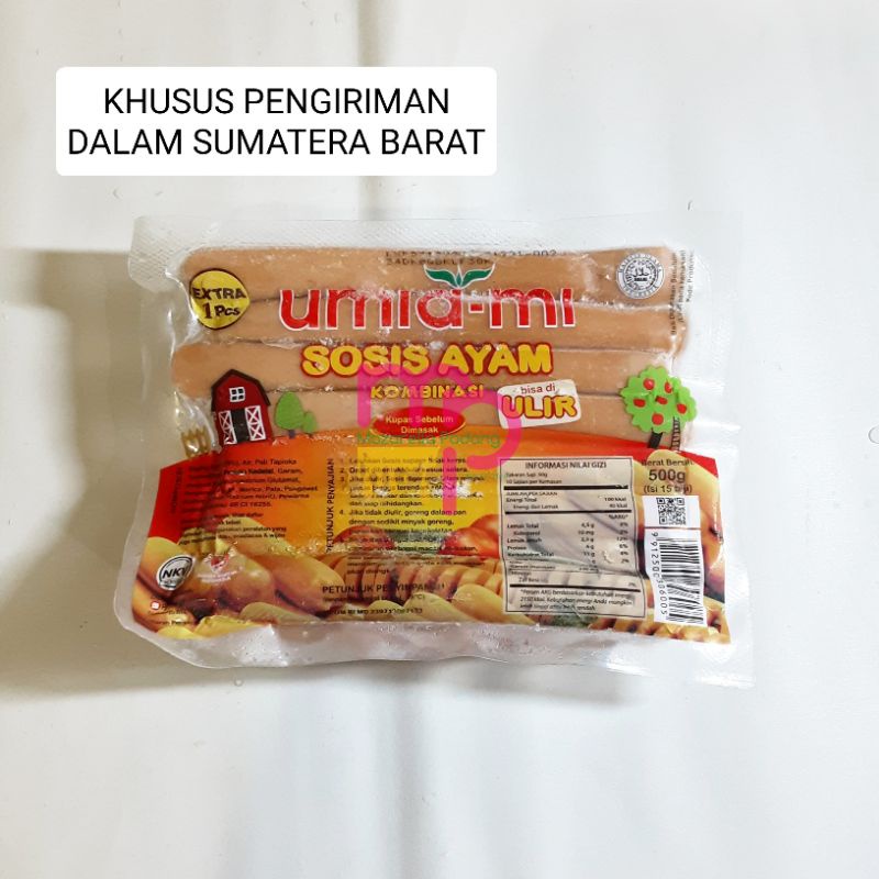 Jual Sosis umiami Sapi dan Ayam 500gr (KHUSUS SUMBAR) | Shopee Indonesia