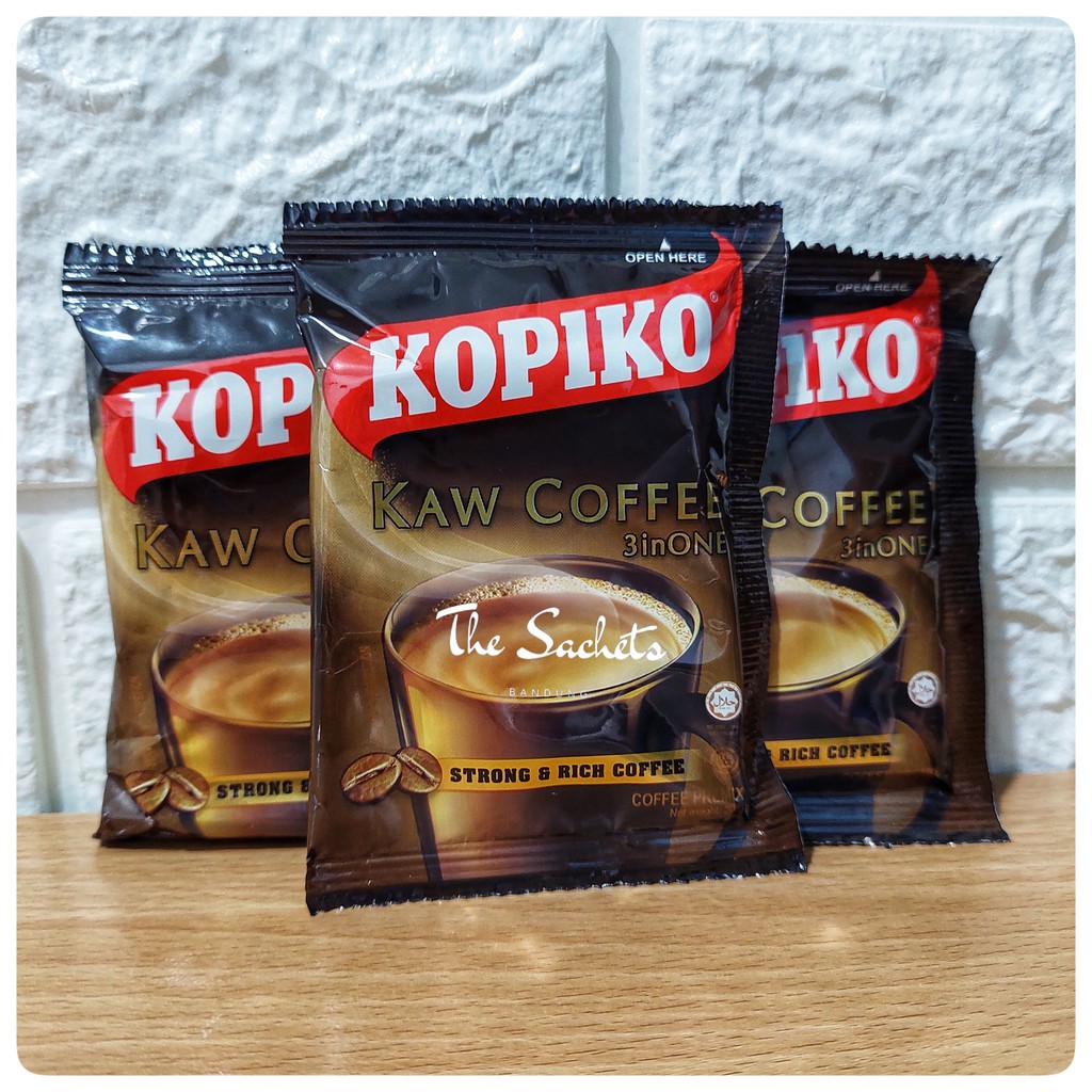 Jual Kopiko Kaw Coffee 3in1 Sachet Shopee Indonesia