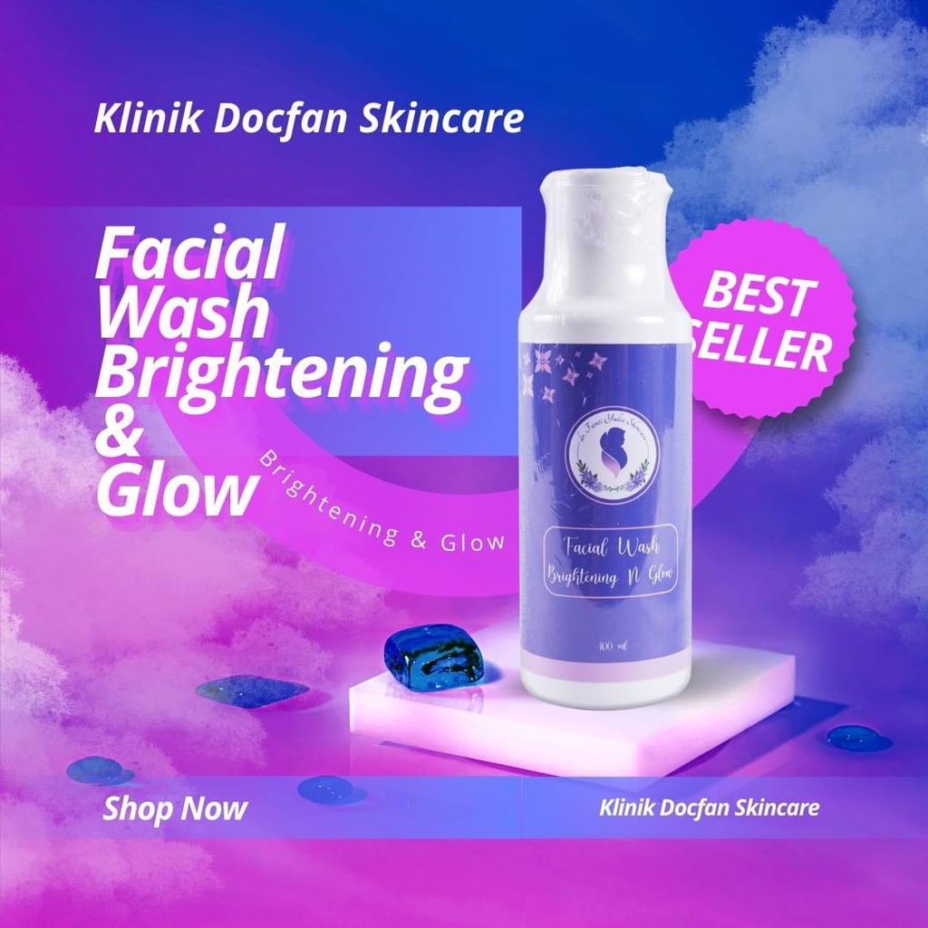 Jual Docfan Skincare Facial Wash Brightening & Glow (Sabun Cuci Muka) |  Shopee Indonesia