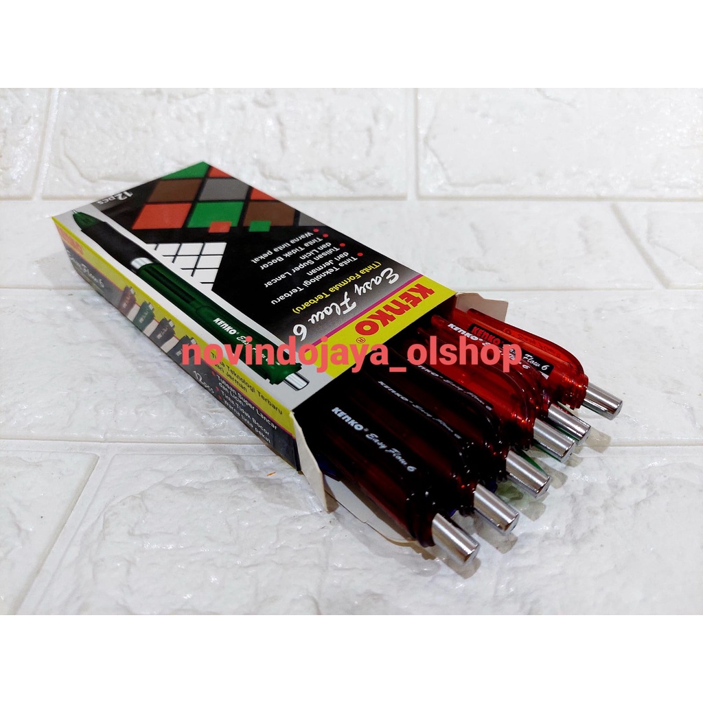 Jual Pulpen Kenko Easy Flow 6 | Shopee Indonesia
