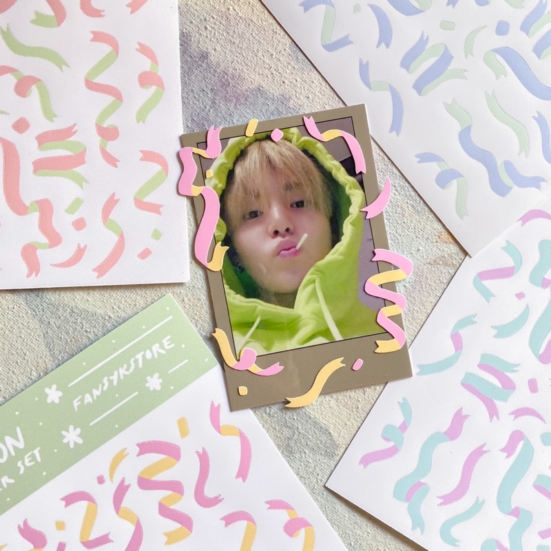 Jual RIBBON POLCOS DECO STICKER / STIKER KISS CUT POLCO | Shopee Indonesia