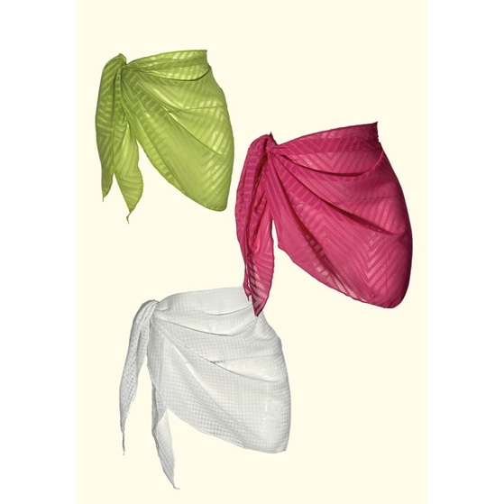 Jupe Wrap Imprimé Hawaïen Units Taille L - 100% Rayon - Parfaite Comme Couvre-maillot Ou Jupe D'été