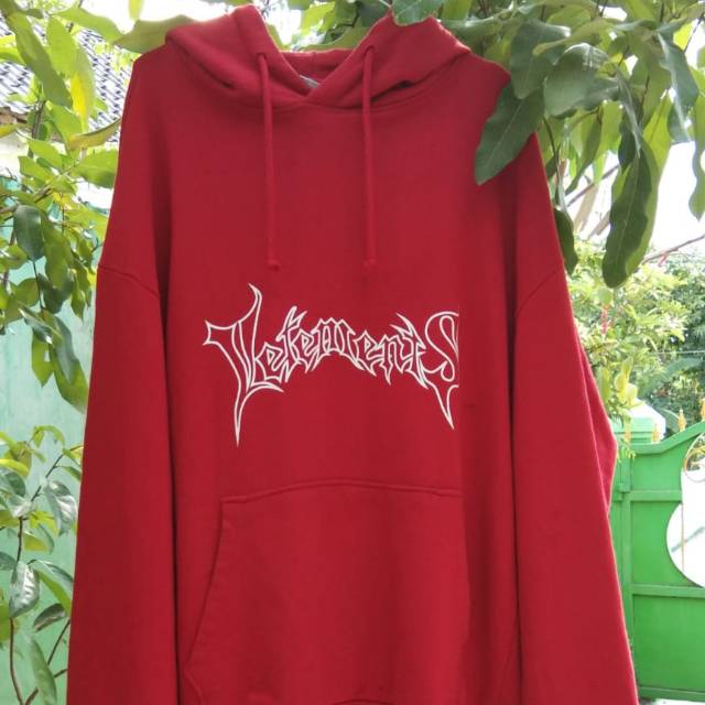 Vetements Seoul Exclusive Red Heavy Metal Hoodie — Middleman Store