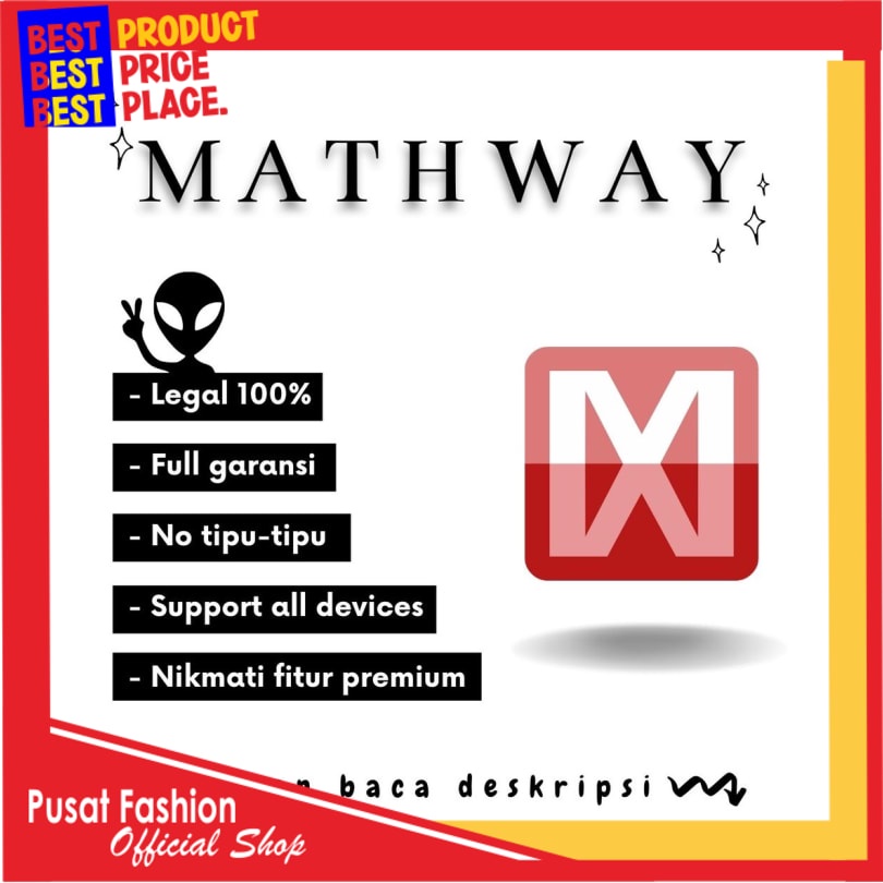Jual Pusatpro - New Bergaransi Mathway Vip Sharing 1 & 2 Bulan Premium ...