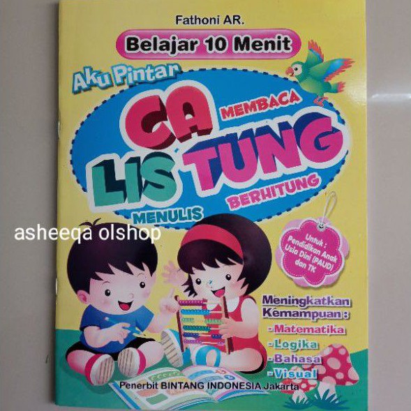 Jual Buku Aku Pintar CALISTUNG Belajar 10 Menit/Paud/TK | Shopee Indonesia