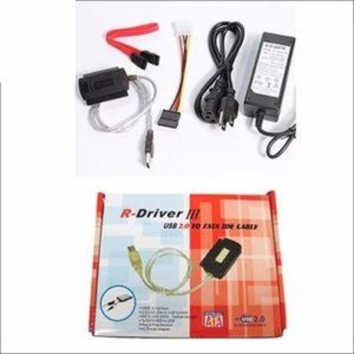 Jual RDRIVER III USB 2.0 TO SATA IDE CABLE 2.5'/3.5' IDE HDD OR SATA