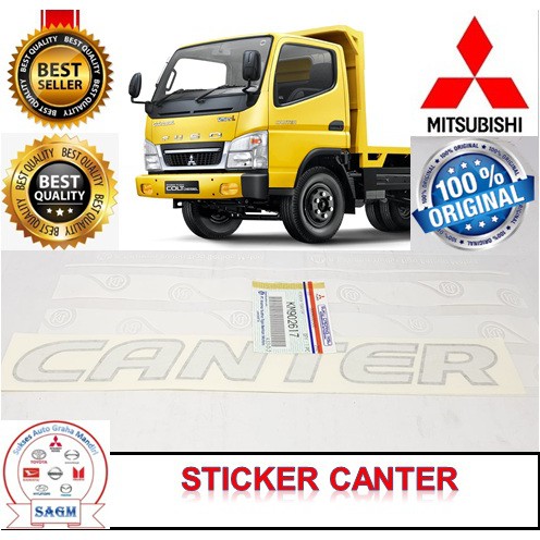 Jual STIKER LOGO TULISAN CANTER STICKER LABEL CANTER 110PS 125PS 136PS ...