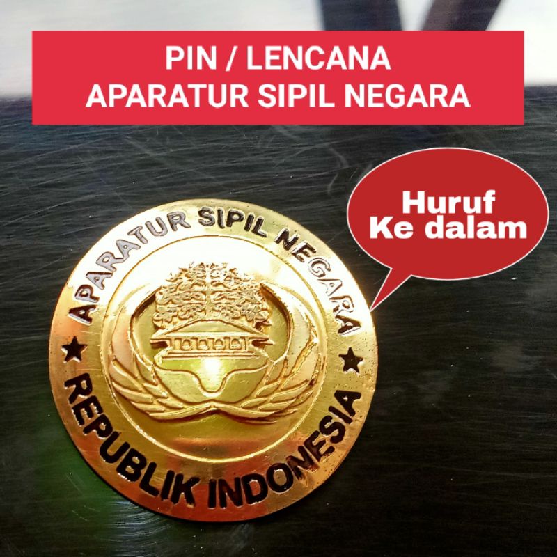 Jual Pin Lencana Korpri Asn Apapatur Sipil Negara Korpri Bulat