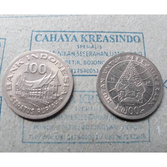 Jual Uang logam kuno 100 rupiah wayang | Shopee Indonesia